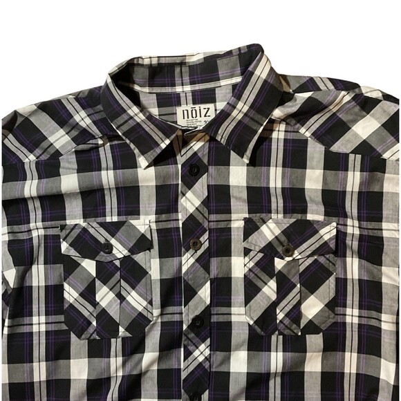 Noiz Men's Button Up Shirt 3XL - Picture 4 of 6